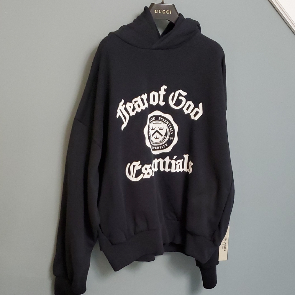 ESSENTIALS FEAR OF GOD Hoodie (sz L) - Picture 1 of 8
